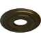 Ekena Millwork Classic Ceiling Medallion (Fits Canopies up to 7 1/4"), 12 3/8"OD x 4"ID x 1 1/8"P, Green Gold CM12CLGGS - alternate 3